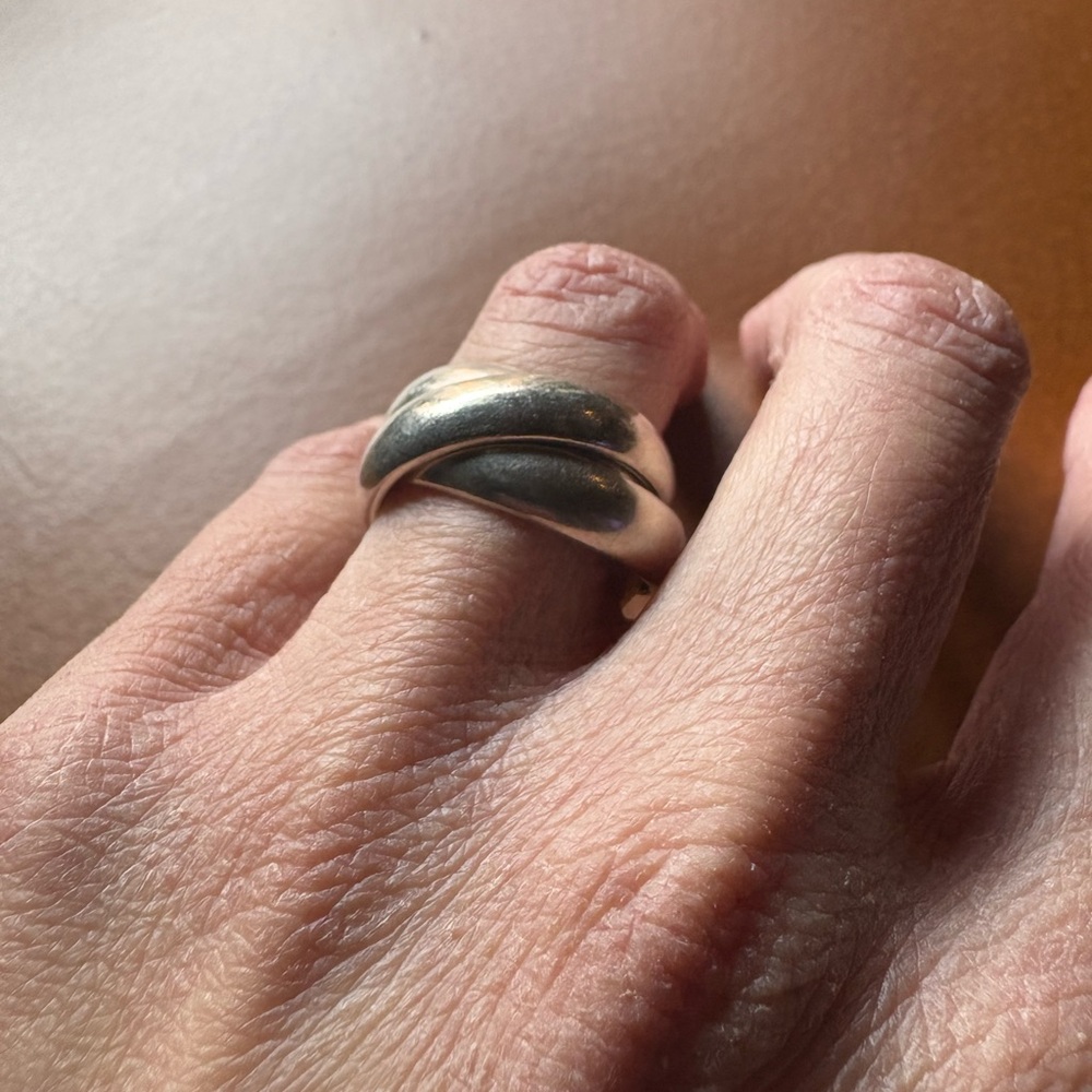 Silver Statement Ring - image 4